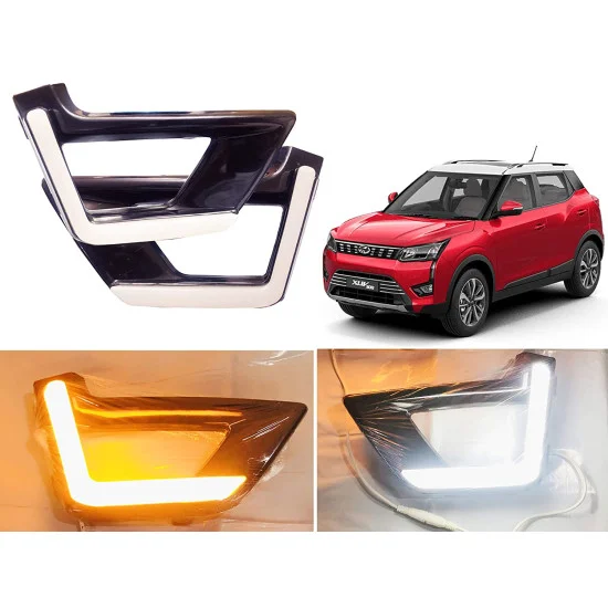 Fog Lights Buy Mahindra XUV 300 Front LED DRL Light Car